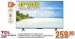 Extracoop TCL TV QLED 43"UHD 4K 43C655 offerta