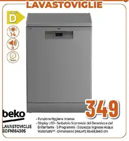 Extracoop beko LAVASTOVIGLIE BDFN16430S offerta