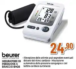 Extracoop beurer MISURATORE DI PRESSIONE A BRACCIO BM26 offerta