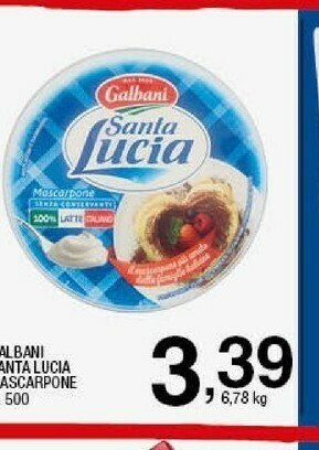 Sigma Santa lucia mozzarella offerta
