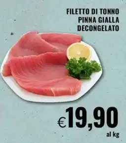 Famila Superstore Filetto di tonno pinna gialla decongelato offerta