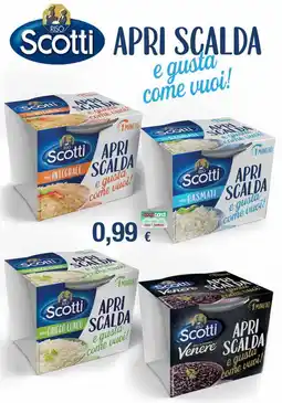 Ipercoop RISO Scotti APRI SCALDA offerta