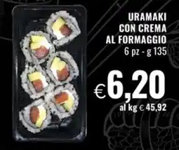 Famila Superstore Uramaki con crema al formaggio offerta