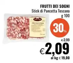 Famila Superstore FRUTTI DEI SOGNI Stick di Pancetta Toscana offerta