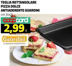 Ipercoop Teglia rettangolare pizza dolce antiaderente guardini offerta