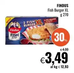 Famila Superstore FINDUS Fish Burger XL offerta