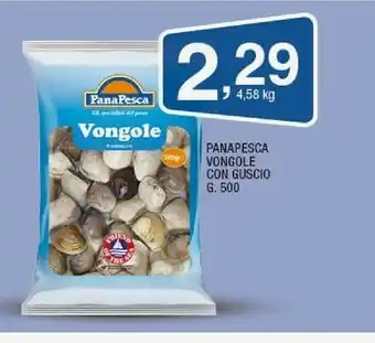 Sigma Panapesca vongole con guscio offerta