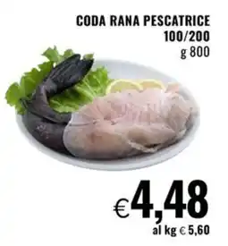 Famila Superstore Coda rana pescatrice 100/200 offerta