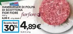 Coop Hamburger di polpa di scottona FIOR FIORE offerta