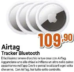 Ipercoop Apple Airtag Tracker Bluetooth offerta