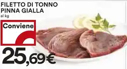 Coop Filetto di tonno pinna gialla offerta