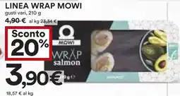 Coop Linea wrap MOWI offerta