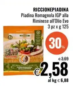 Famila Superstore RICCIONEPIADINA Piadina Romagnola IGP alla Riminese all'Olio Evo offerta