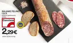 Coop Salame felino I.G.P. offerta