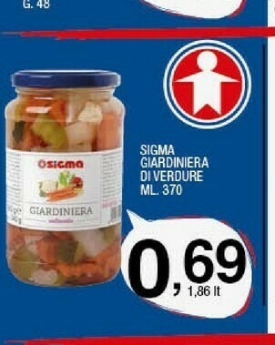 Sigma Sigma - giardiniera sottaceto 340 g(ml) offerta
