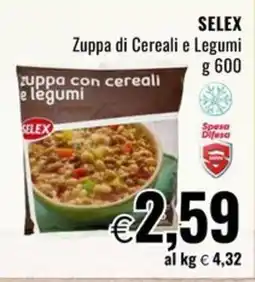 Famila Superstore SELEX Zuppa di Cereali e Legumi offerta
