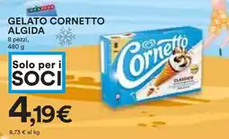 Coop Gelato cornetto ALGIDA offerta