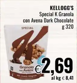 Famila Superstore KELLOGG'S Special K Granola con Avena Dark Chocolate offerta