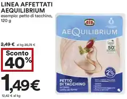Coop Linea affettati AEQUILIBRIUM offerta