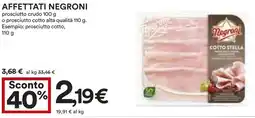Coop Affettati NEGRONI offerta