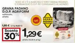 Coop Grana padano D.O.P. AGRIFORM offerta
