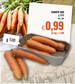 Famila Superstore Carote bio offerta