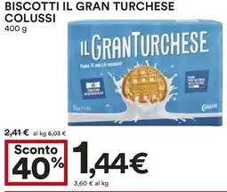 Coop Biscotti il gran turchese COLUSSI offerta