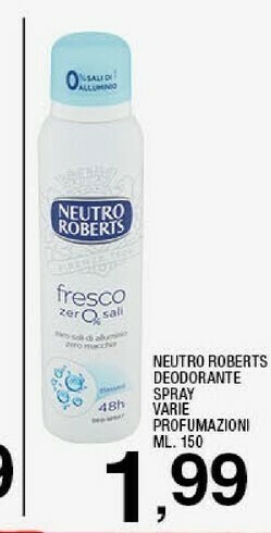 Sigma Deodorante spray offerta