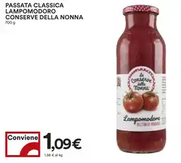 Coop Passata classica lampomodoro CONSERVE DELLA NONNA offerta