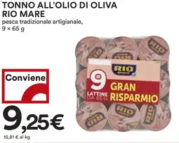 Coop Tonno all'olio di oliva RIO MARE offerta