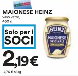 Coop Maionese HEINZ offerta