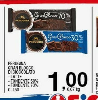 Sigma Gran blocco 50% fondente extra 150 g(ml) offerta