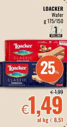 Famila Superstore LOACKER Wafer offerta