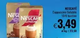 Famila Superstore NESCAFÉ Cappuccino Solubile 10/8 bustine offerta