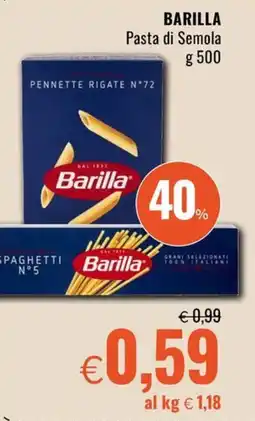 Famila Superstore BARILLA Pasta di Semola offerta