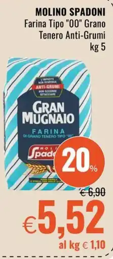 Famila Superstore MOLINO SPADONI Farina Tipo "00" Grano Tenero Anti-Grumi offerta