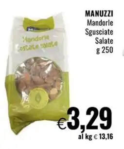 Famila Superstore MANUZZI Mandorle Sgusciate Salate offerta