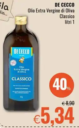 Famila Superstore DE CECCO Olio Extra Vergine di Oliva Classico offerta