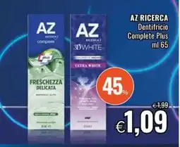 Famila Superstore AZ RICERCA Dentifricio Complete Plus offerta