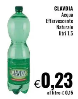 Famila Superstore CLAVDIA Acqua Effervescente Naturale offerta