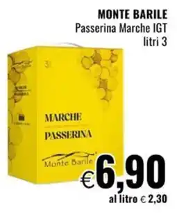 Famila Superstore MONTE BARILE Passerina Marche IGT offerta