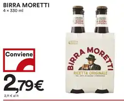 Coop Birra moretti offerta