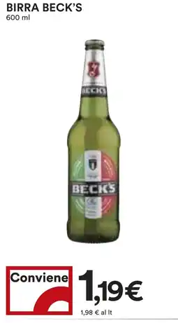 Coop Birra beck's offerta