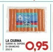 Surimi al sapore di granchio