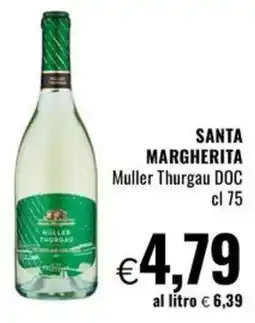 Famila Superstore SANTA MARGHERITA Muller Thurgau DOC offerta