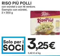 Coop Riso più polli offerta