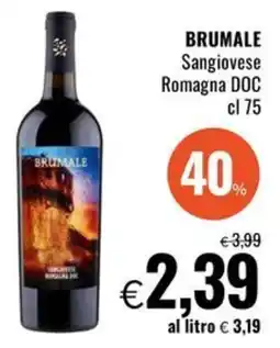 Famila Superstore BRUMALE Sangiovese Romagna DOC offerta