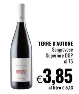 Famila Superstore TERRE D'AUTORE Sangiovese Superiore DOP offerta