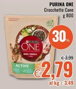 Famila Superstore PURINA ONE Crocchette Cane offerta