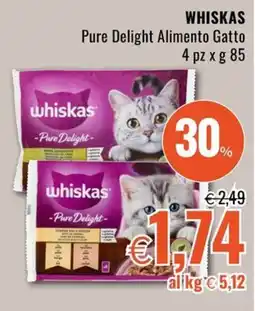 Famila Superstore WHISKAS Pure Delight Alimento Gatto offerta